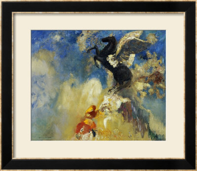 The Black Pegasus by Odilon Redon Pricing Limited Edition Print image