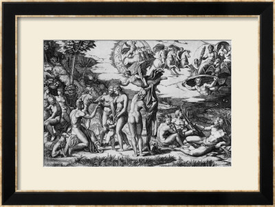 The Judgement Of Paris by Marcantonio Raimondi Pricing Limited Edition Print image