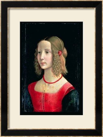 Portrait Of A Girl, Circa 1490 by Domenico Ghirlandaio Pricing Limited Edition Print image