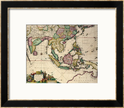 General Map Extending From India And Ceylon To Northwestern Australia By Way Of Southern Japan by Nicholas Jansz Visscher Pricing Limited Edition Print image