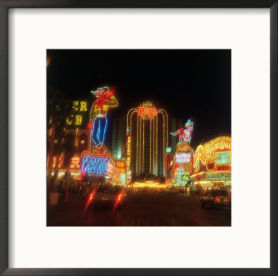 Neon Signs On The Strip, Las Vegas, Nevada by Chris Rogers Pricing Limited Edition Print image