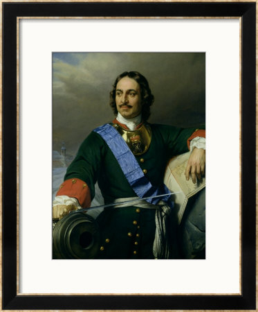 Peter I The Great (1672-1725) 1838 by Hippolyte Delaroche Pricing Limited Edition Print image
