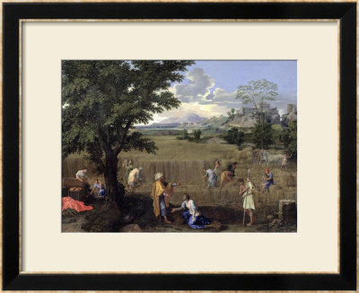 Summer, Or Ruth And Boaz, 1660-64 by Nicolas Poussin Pricing Limited Edition Print image