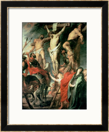 Christ Between The Two Thieves, 1620 by Peter Paul Rubens Pricing Limited Edition Print image