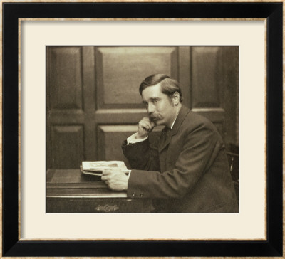 Portrait Photograph Of Herbert George Wells 1903 by Frederick Hollyer Pricing Limited Edition Print image