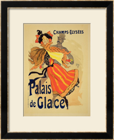 Reproduction Of A Poster Advertising The Palais De Glace, Champs Elysees, Paris, 1896 by Jules Cheret Pricing Limited Edition Print image