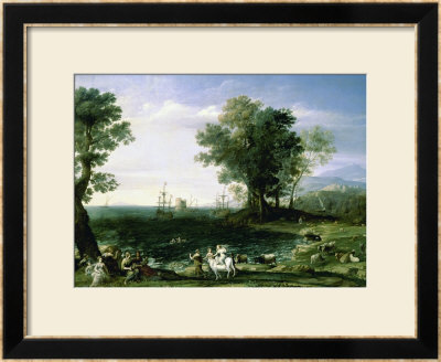 The Rape Of Europa, 1655 by Claude Lorrain Pricing Limited Edition Print image