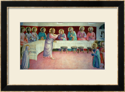 The Last Supper, 1442 by Fra Angelico Pricing Limited Edition Print image