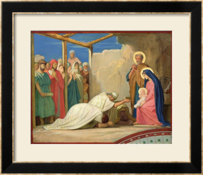 Adoration Of The Magi, 1857 by Hippolyte Flandrin Pricing Limited Edition Print image