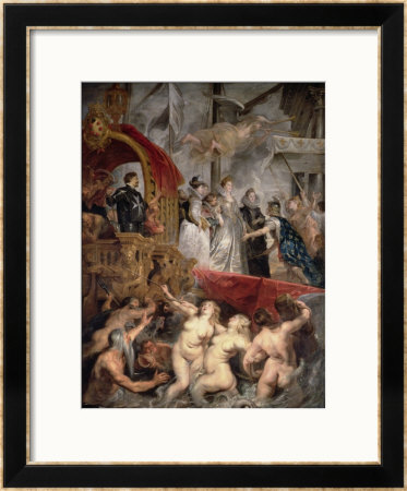The Arrival Of Marie De Medici (1573-1642) In Marseilles, 3Rd November 1600, 1621-25 by Peter Paul Rubens Pricing Limited Edition Print image