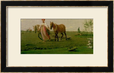 Ploughing In Spring, 1820S by Aleksei Gavrilovich Venetsianov Pricing Limited Edition Print image