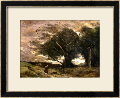 Gust Of Wind, 1866 by Jean-Baptiste-Camille Corot Pricing Limited Edition Print image