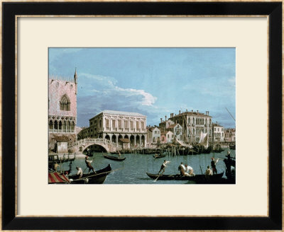 Bridge Of Sighs, Venice (La Riva Degli Schiavoni) Circa 1740 by Canaletto Pricing Limited Edition Print image
