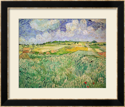 The Plain At Auvers, 1890 by Vincent Van Gogh Pricing Limited Edition Print image