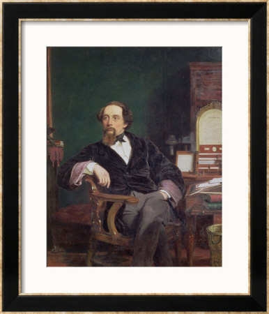 Portrait Of Charles Dickens by William Powell Frith Pricing Limited Edition Print image
