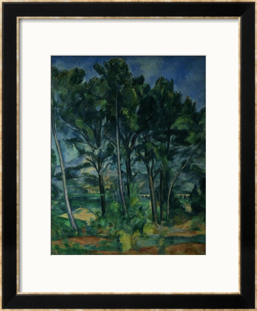 The Aqueduct (Montagne Sainte-Victoire Seen Through Trees), Circa 1885-87 by Paul Cézanne Pricing Limited Edition Print image