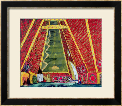 Set Design For Thamar, 1912 by Leon Bakst Pricing Limited Edition Print image