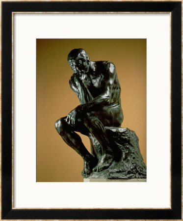 The Thinker, 1881 by Auguste Rodin Pricing Limited Edition Print image