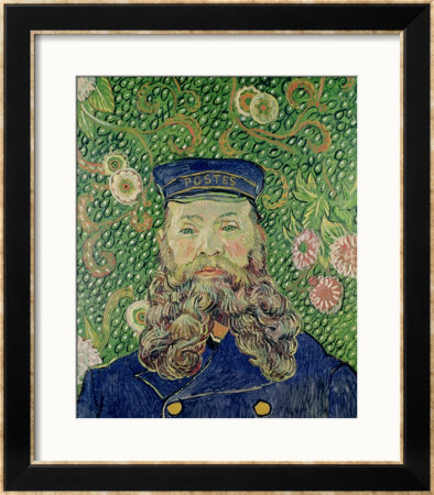 Portrait Of The Postman Joseph Roulin, 1889 by Vincent Van Gogh Pricing Limited Edition Print image