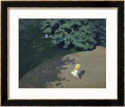Child Playing With The Ball (Corner Of The Park by Felix Vallotton Pricing Limited Edition Print image
