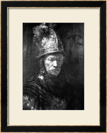 Portrait Of A Man With A Golden Helmet, 1648 by Rembrandt Van Rijn Pricing Limited Edition Print image