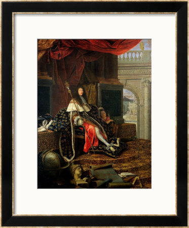 Portrait Of Louis Xiv (1638-1715) 1668 by Henri Testelin Pricing Limited Edition Print image