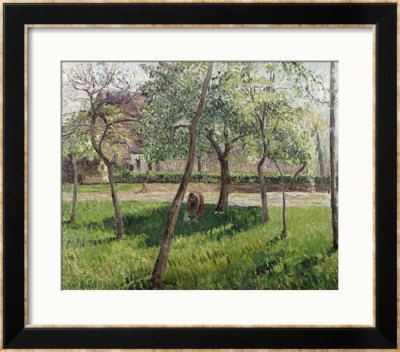 An Enclosure In Eragny by Camille Pissarro Pricing Limited Edition Print image