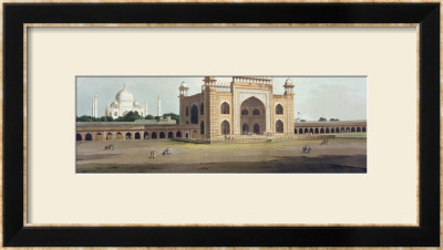 The Taj Mahal At Agra, From Oriental Scenery: Twenty Four Views In Hindoostan, 1796 by Thomas Daniell Pricing Limited Edition Print image