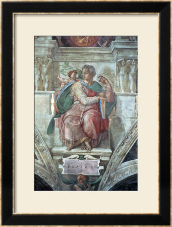 Sistine Chapel Ceiling: The Prophet Isaiah by Michelangelo Buonarroti Pricing Limited Edition Print image