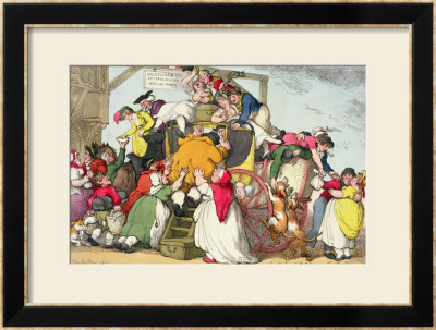 Miseries Of Travelling, 1807 by Thomas Rowlandson Pricing Limited Edition Print image