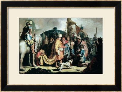 David Offering The Head Of Goliath To King Saul, 1627 by Rembrandt Van Rijn Pricing Limited Edition Print image