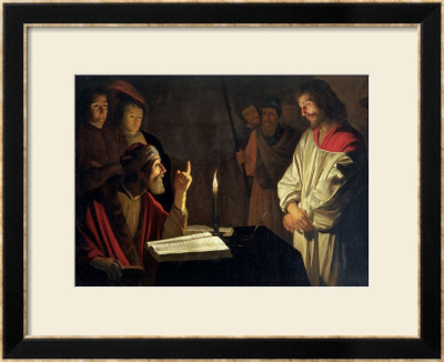 Christ Before Caiaphas by Gerrit Van Honthorst Pricing Limited Edition Print image