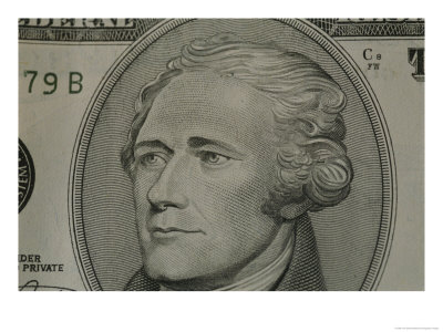Portrait Of Alexander Hamilton On The Ten Dollar Bill by Joel Sartore Pricing Limited Edition Print image