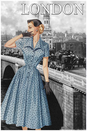 London Bridge Frock Ii by Sara Pierce Pricing Limited Edition Print image