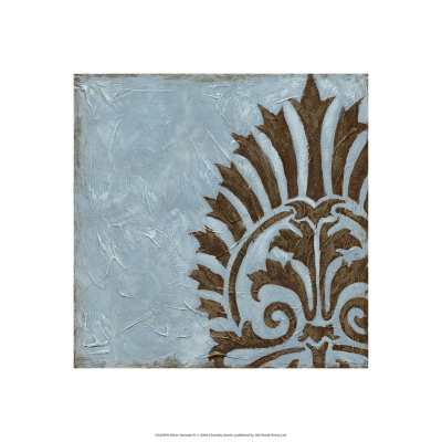 Silver Damask Iv by Chariklia Zarris Pricing Limited Edition Print image