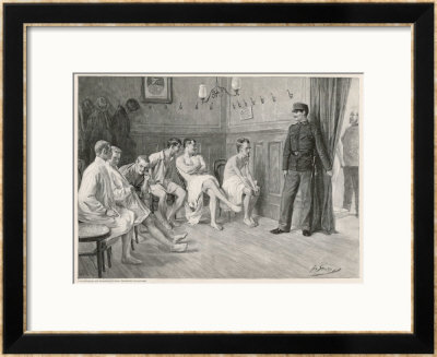 Recruits Await Their Medical Examination by Joseph Straka Pricing Limited Edition Print image