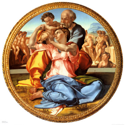 Madonna Tondo Doni by Michelangelo Buonarroti Pricing Limited Edition Print image