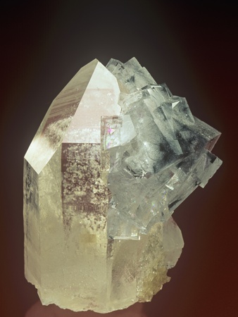 Boulangerite Crystals On Fluorite, Hunan, China by Mark Schneider Pricing Limited Edition Print image
