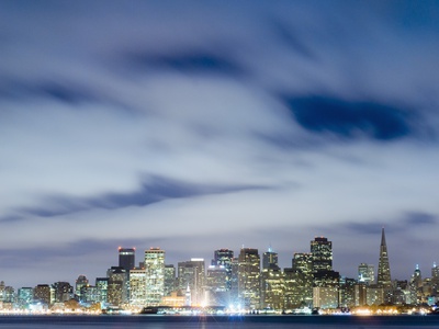 San Francisco Skyline From Treasure Island by Sam Bloomberg-Rissman Pricing Limited Edition Print image