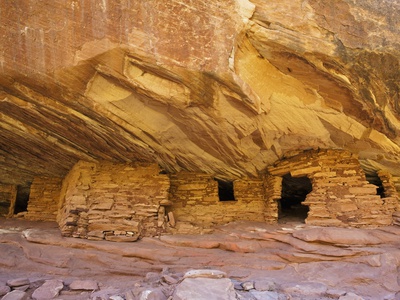 Usa Utah Indian Ruins In North Fork Of Mule Canyon Cedar Mesa by Fotofeeling Pricing Limited Edition Print image