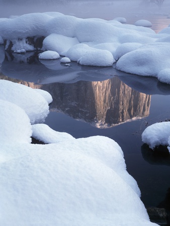 Reflection Of Mountain In River by Pat O'hara Pricing Limited Edition Print image