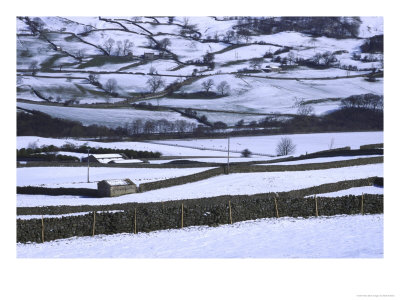 Yorkshire Dales In Winter by Mark Hamblin Pricing Limited Edition Print image