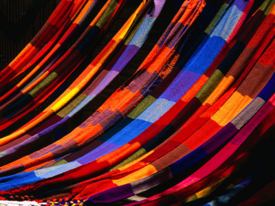 Brightly Coloured Hammocks For Sale, San Juan, Puerto Rico by Jerry Alexander Pricing Limited Edition Print image