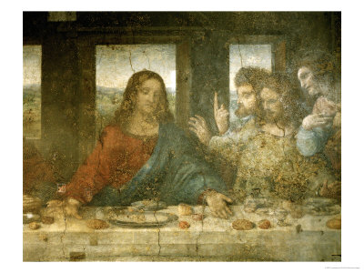 Jesus And Apostles, From Leonardo's Last Supper, 1498 by Leonardo Da Vinci Pricing Limited Edition Print image
