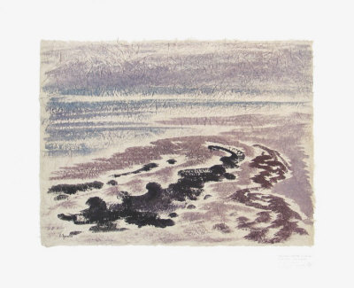 Beach At Sylt,1961 by Siegward Sprotte Pricing Limited Edition Print image