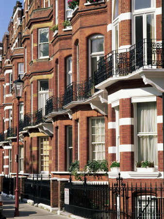 Houses, Egerton Gardens, South Kensington, London, England, United Kingdom by Brigitte Bott Pricing Limited Edition Print image