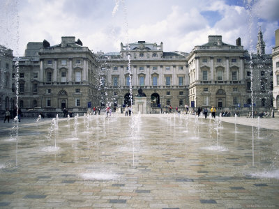The Courtyard, Somerset House, Built In 1770, Strand, London, England, United Kingdom by Brigitte Bott Pricing Limited Edition Print image