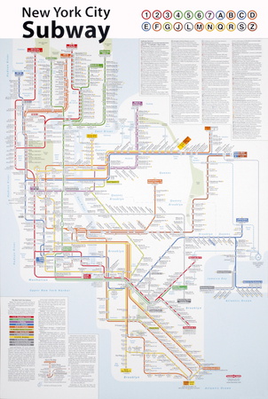 New York City Subway Map by John Tauranac Pricing Limited Edition Print image