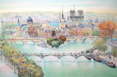 Paris, Panorama Vers L'est I by Rolf Rafflewski Pricing Limited Edition Print image