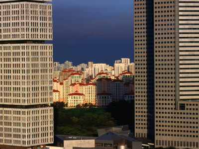 Condominium And Housing Estate Blocks, Singapore by Alain Evrard Pricing Limited Edition Print image